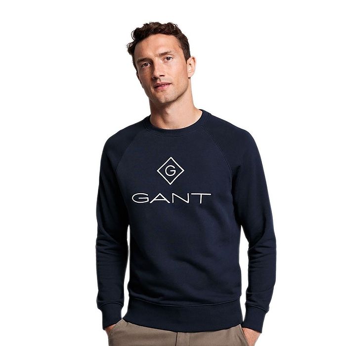 סווטשרט Gant לגברים דגם Logo Crew