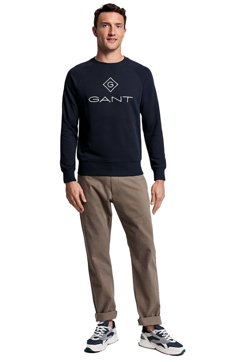 סווטשרט Gant לגברים דגם Logo Crew