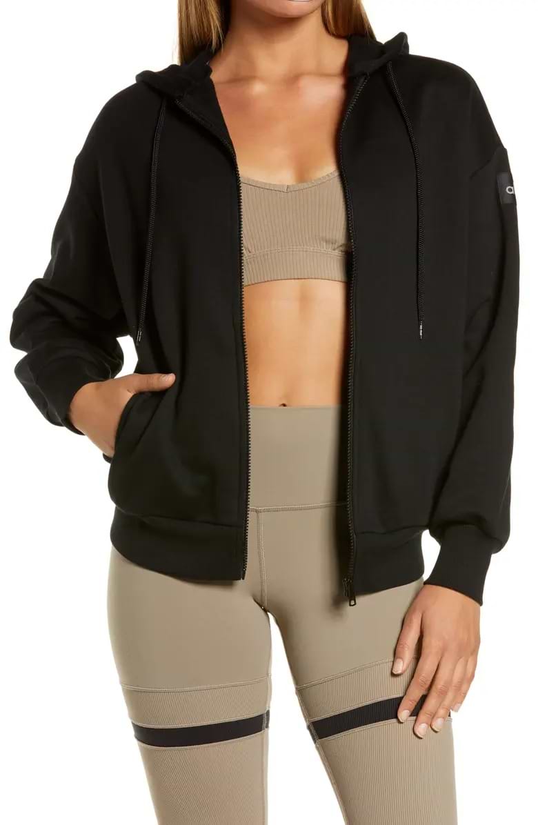 קפוצ'ון Alo Yoga לנשים דגם Hype Full Zip