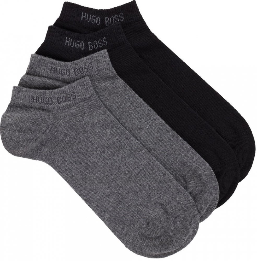 מארז 2 זוגות  גרבים HUGO BOSS לגבר דגם  Logo Socks