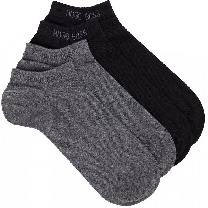 מארז 2 זוגות  גרבים HUGO BOSS לגבר דגם  Logo Socks