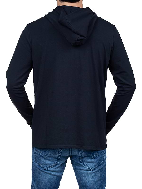 טי שירט עם כובע HUGO BOSS לגבר דגם Identity hooded