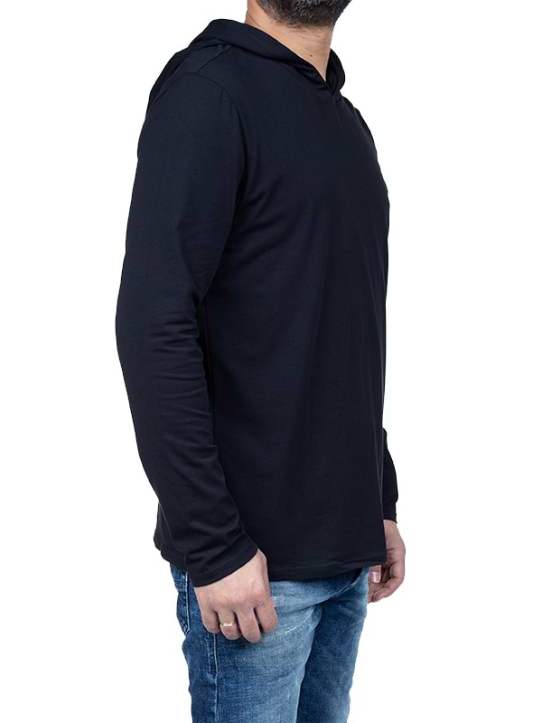 טי שירט עם כובע HUGO BOSS לגבר דגם Identity hooded