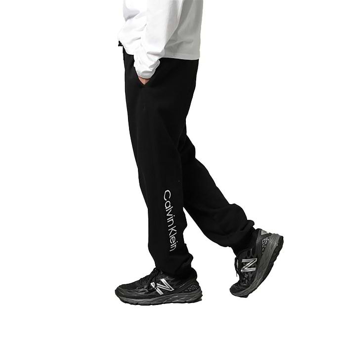 מכנסי טרנינג Calvin Klein לגברים דגם Logo French Terry