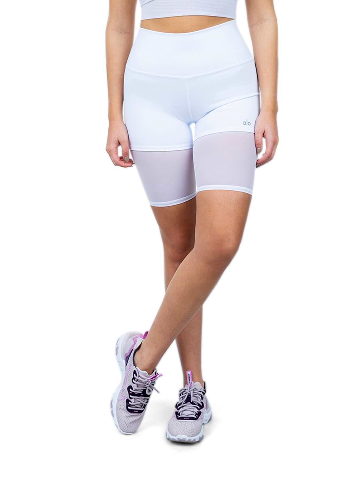 טייץ קצר Alo Yoga לנשים דגם High-Waist Lavish