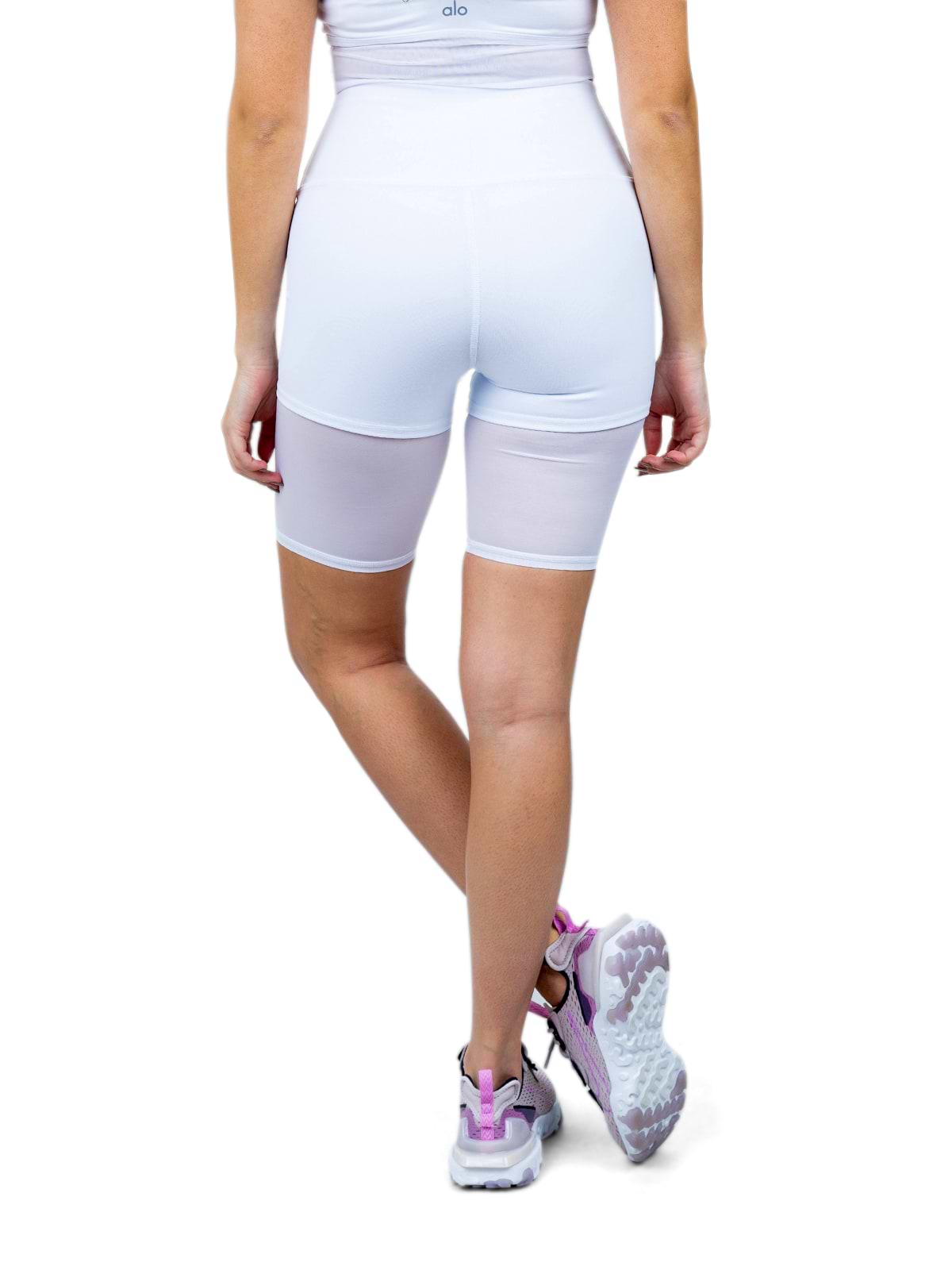 טייץ קצר Alo Yoga לנשים דגם High-Waist Lavish