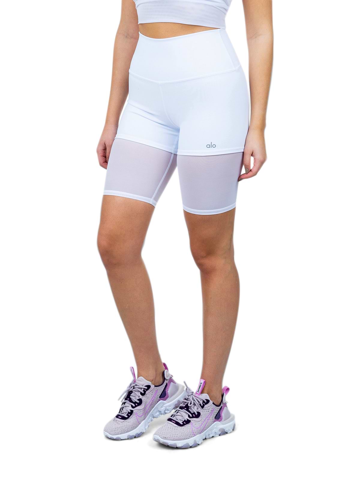 טייץ קצר Alo Yoga לנשים דגם High-Waist Lavish