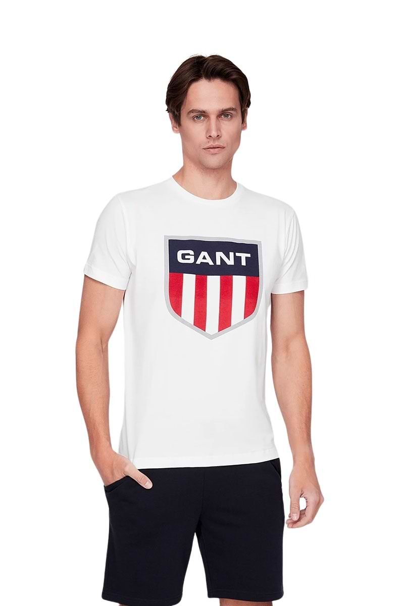 טי שירט Gant לגברים דגם Retro Shield