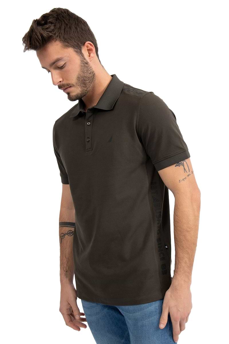 חולצת פולו Nautica לגברים גזרת Slim Fit