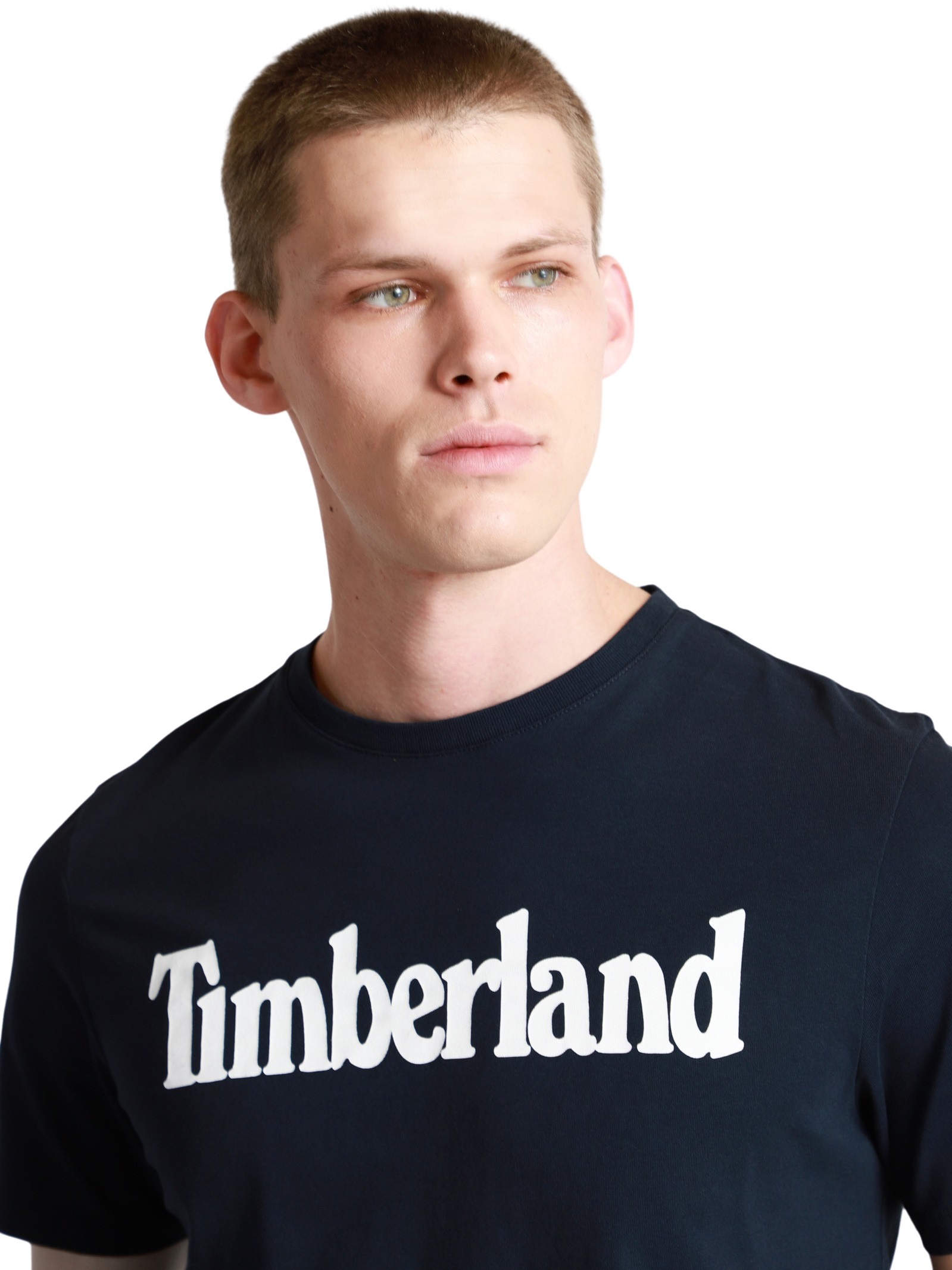 טי שירט שרוול קצר Timberland לגברים דגם Kennebec Linear