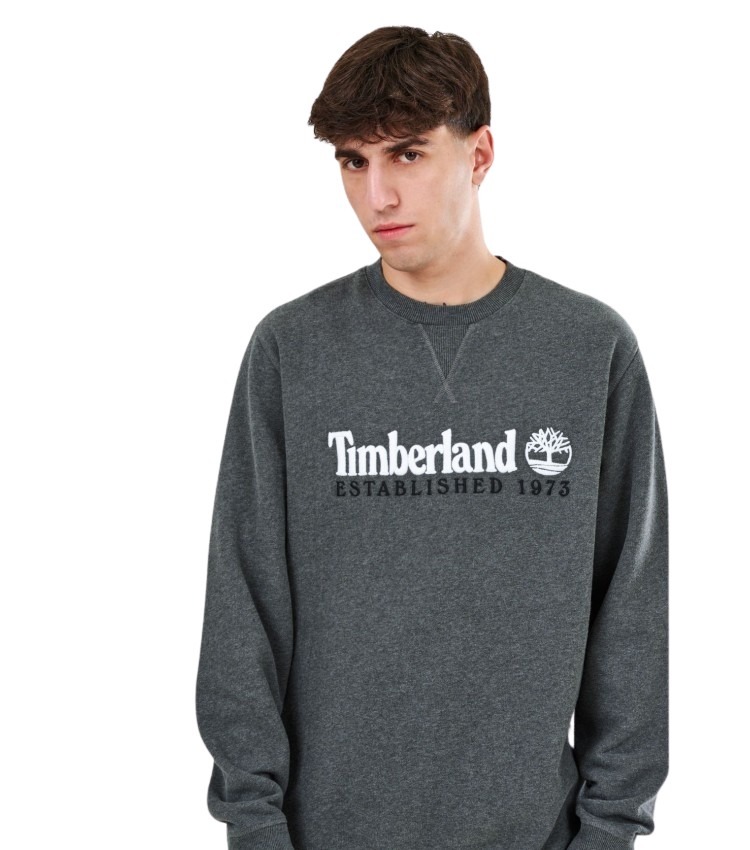 סווטשירט Timberland  לגברים דגם Linean Crew