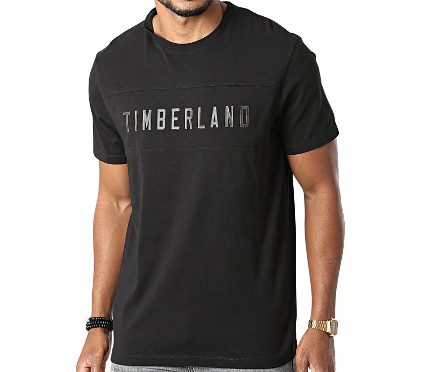 טי שירט שרוול קצר Timberland לגבר דגם SS Block Brande