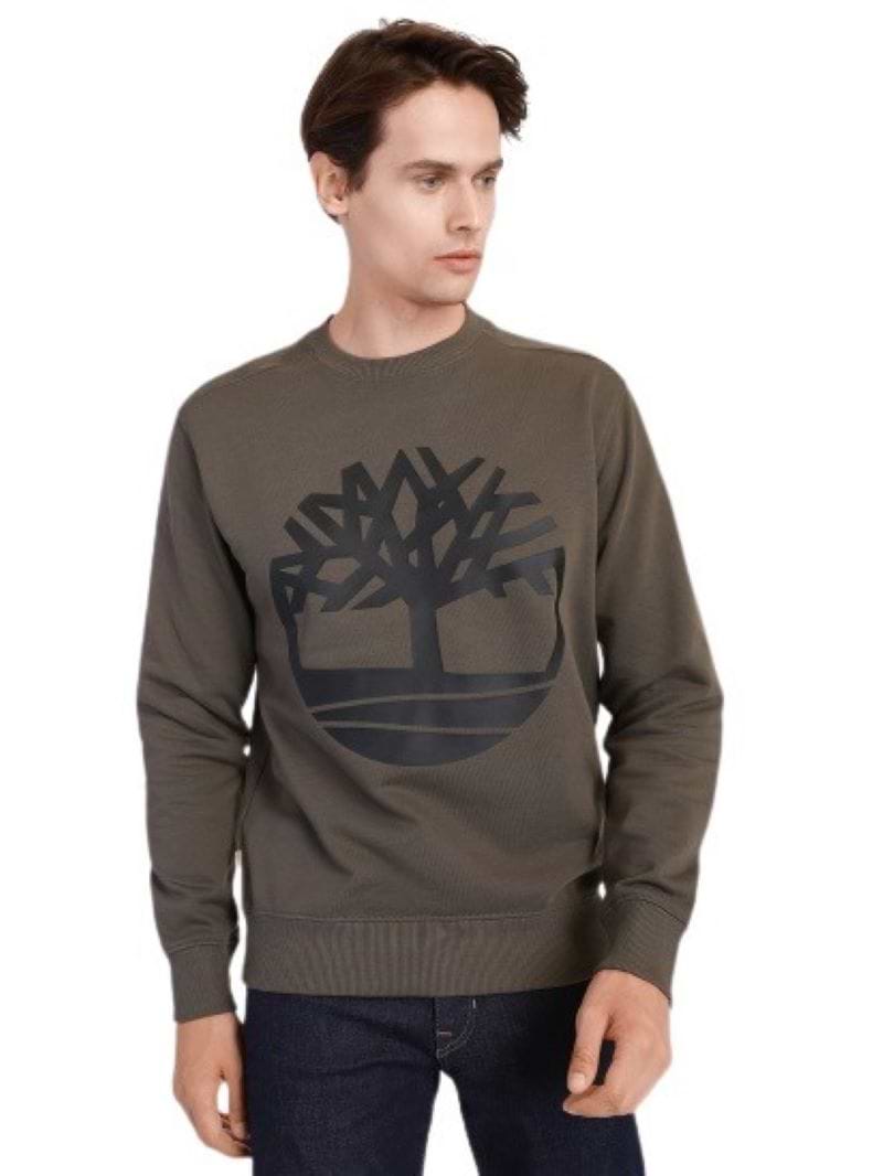 סווטשירט Timberland לגברים  דגם Logo Tree Crookneck