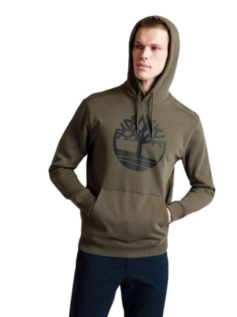 סווטשירט Timberland לגברים  דגם Logo Tree Crookneck