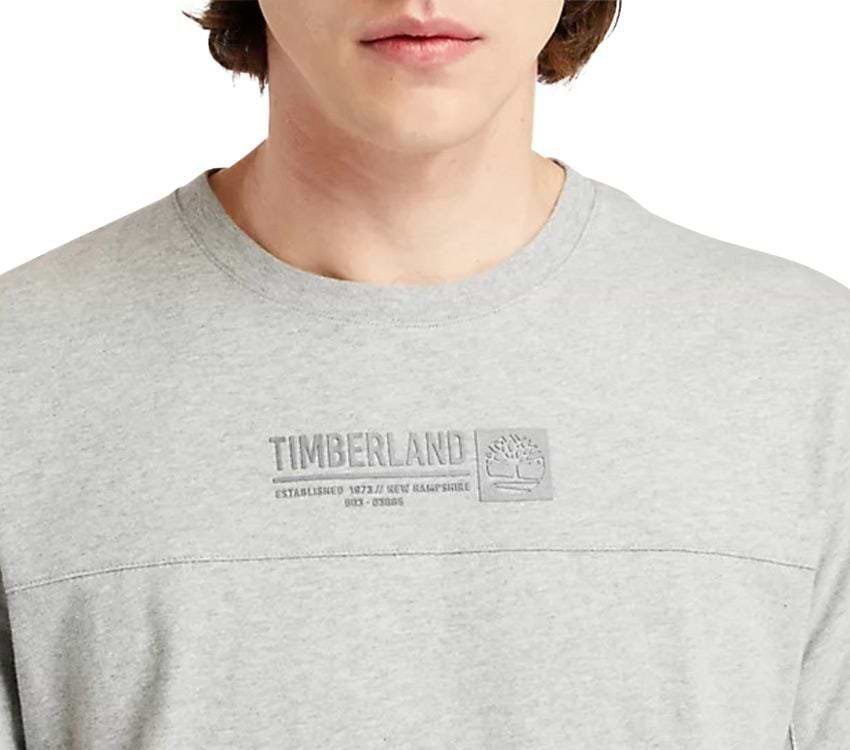 טי שירט Timberland לגברים דגם Linear Branded