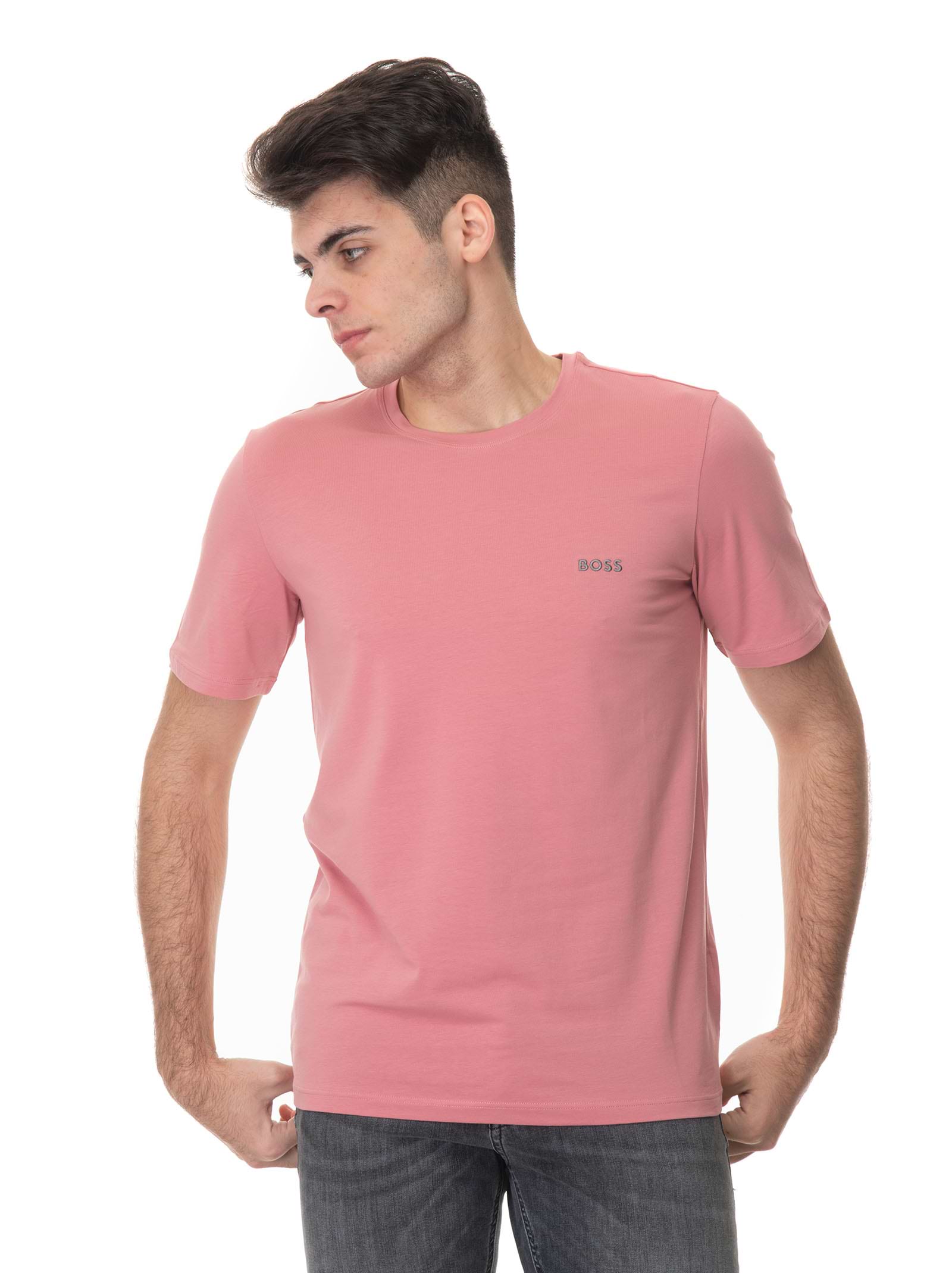 טי שירט HUGO BOSS לגבר דגם Embroidered Logo