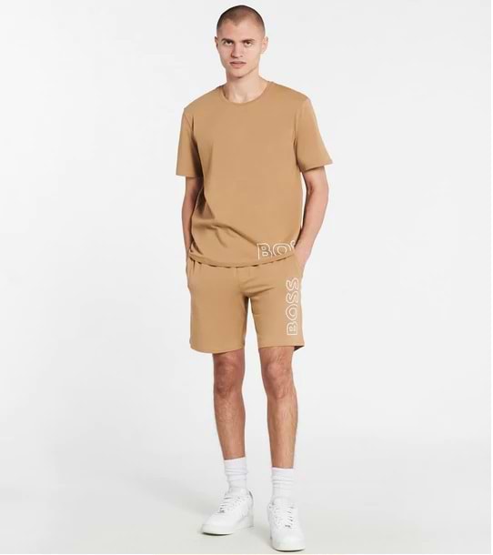 טי שירט HUGO BOSS לגבר דגם OUTLINE LOGO