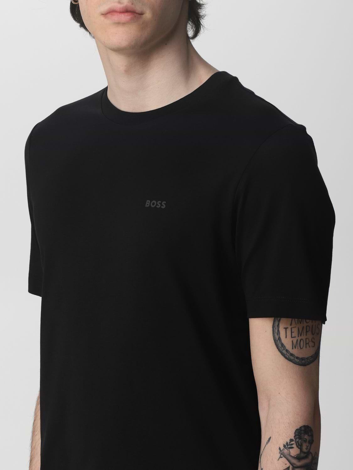 טי שירט HUGO BOSS לגבר דגם Regular FIT Jersey Logo