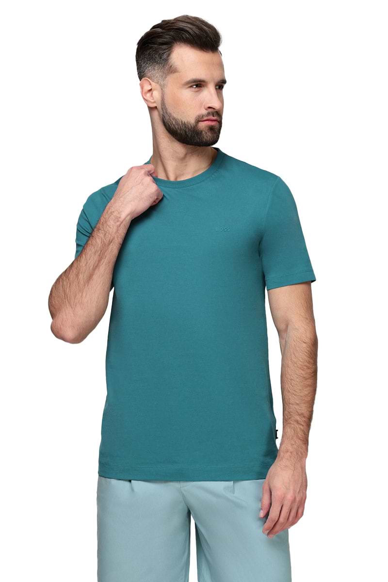 טי שירט HUGO BOSS לגבר דגם Regular FIT Jersey Logo