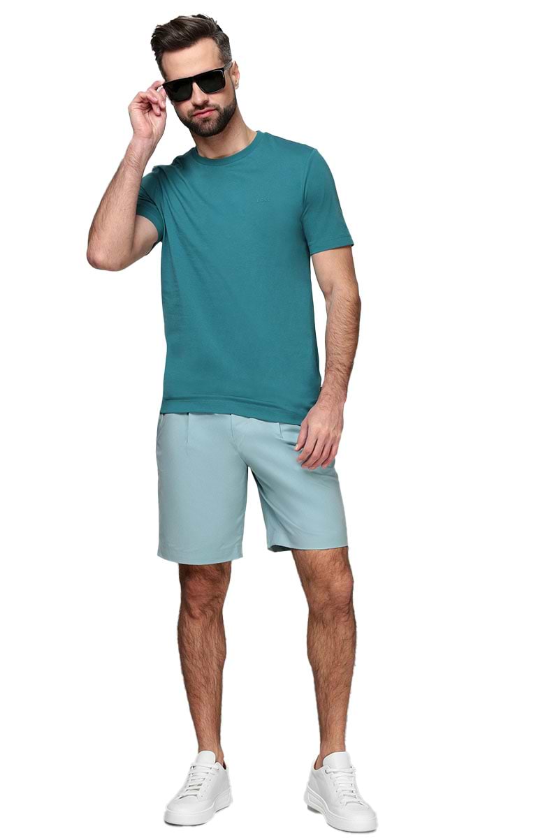 טי שירט HUGO BOSS לגבר דגם Regular FIT Jersey Logo
