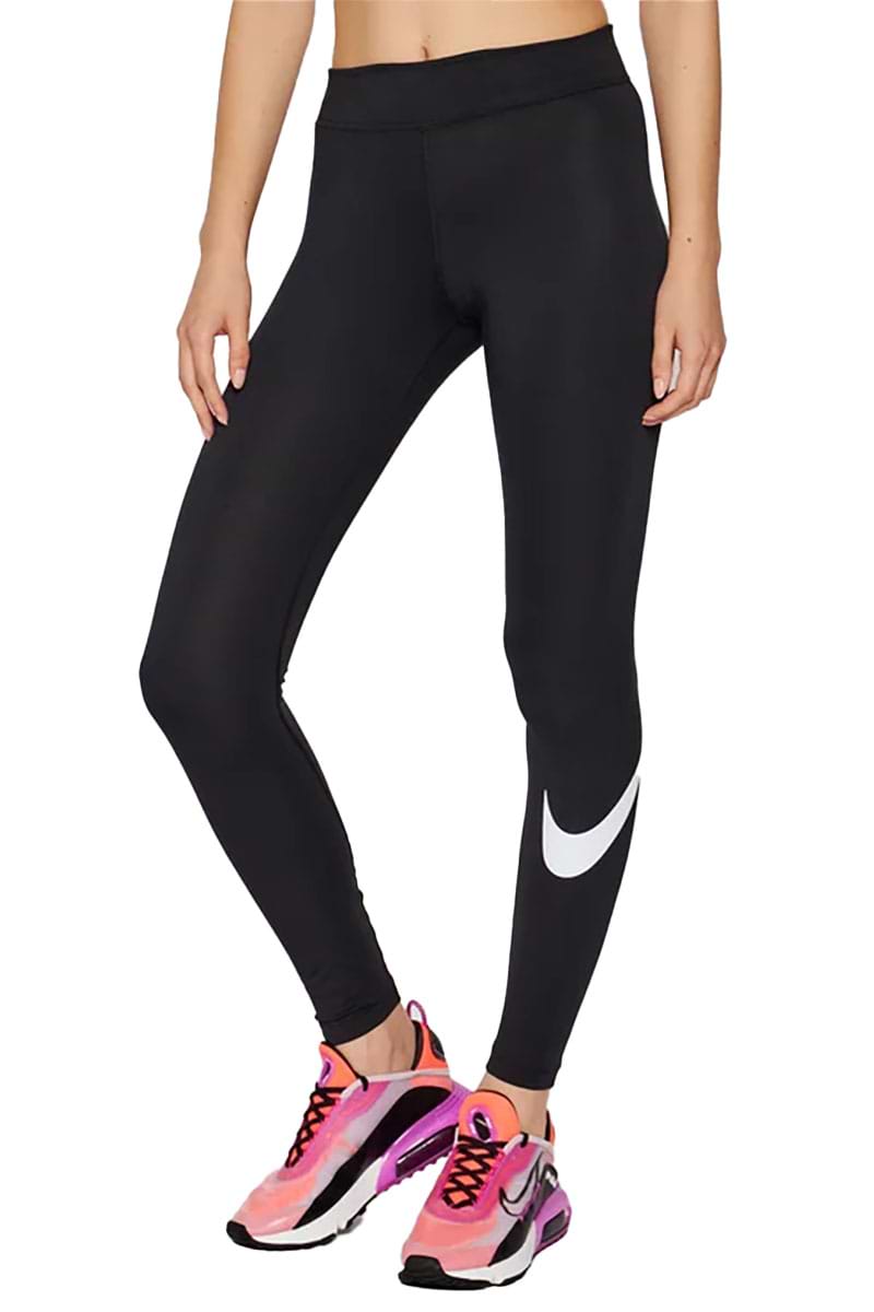 טייץ Nike לנשים דגם Mid-Rise Swoosh