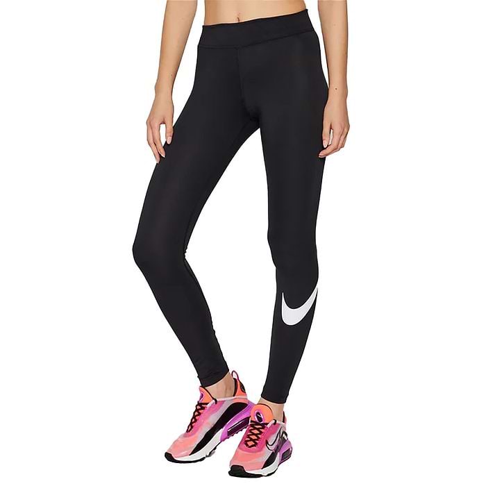 טייץ Nike לנשים דגם Mid-Rise Swoosh