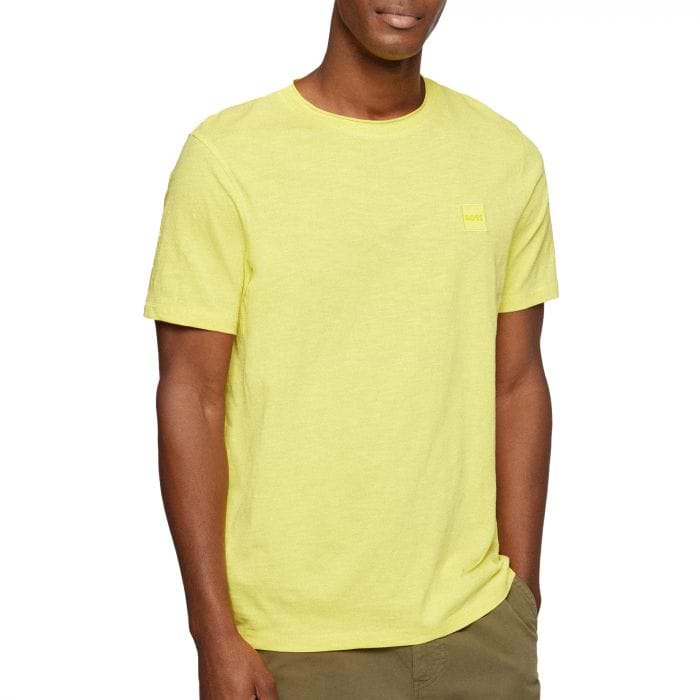טי שירט HUGO BOSS לגברים דגם STRETCH-COTTON RELAXED-FIT