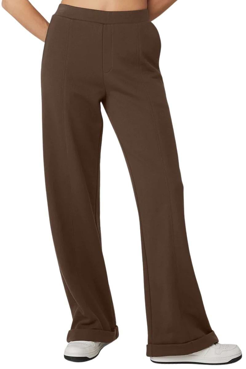מכנסי Alo Yoga לנשים דגם Alolux High-Waist Soho Wide Leg