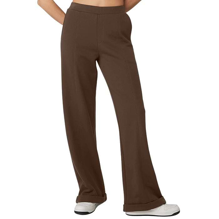 מכנסי Alo Yoga לנשים דגם Alolux High-Waist Soho Wide Leg