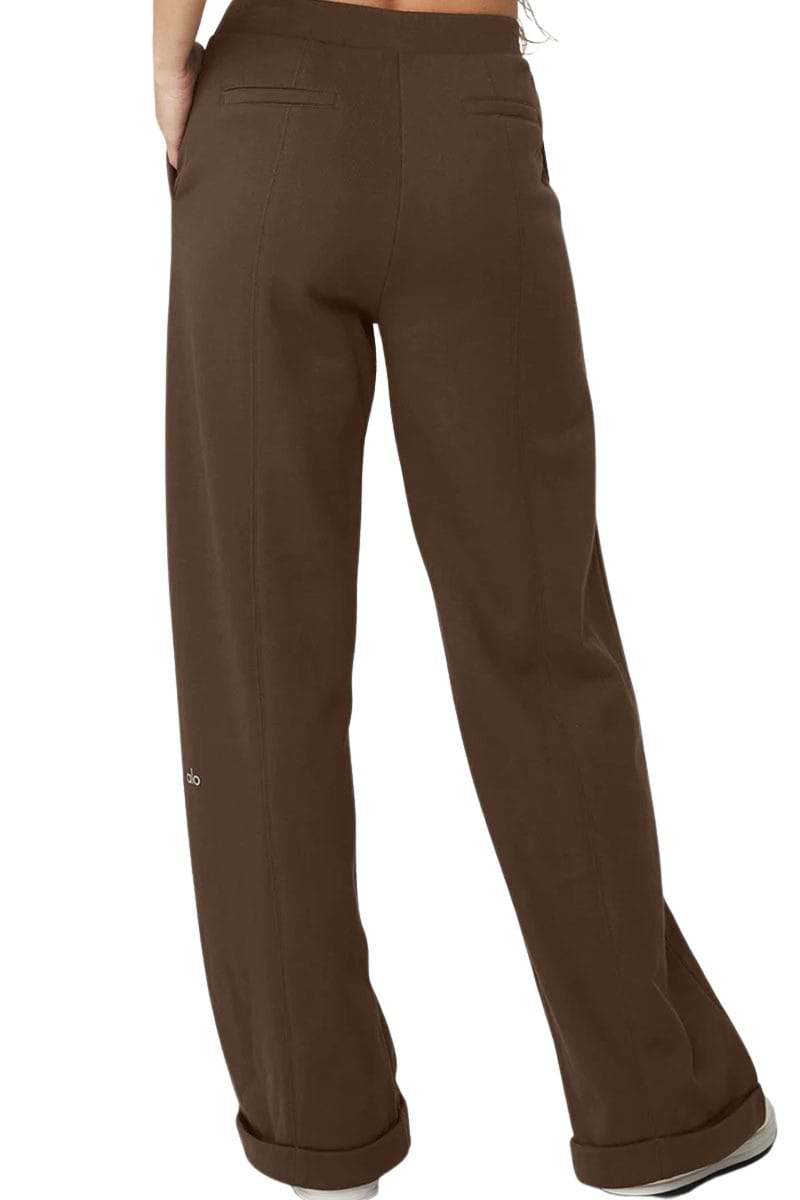 מכנסי Alo Yoga לנשים דגם Alolux High-Waist Soho Wide Leg