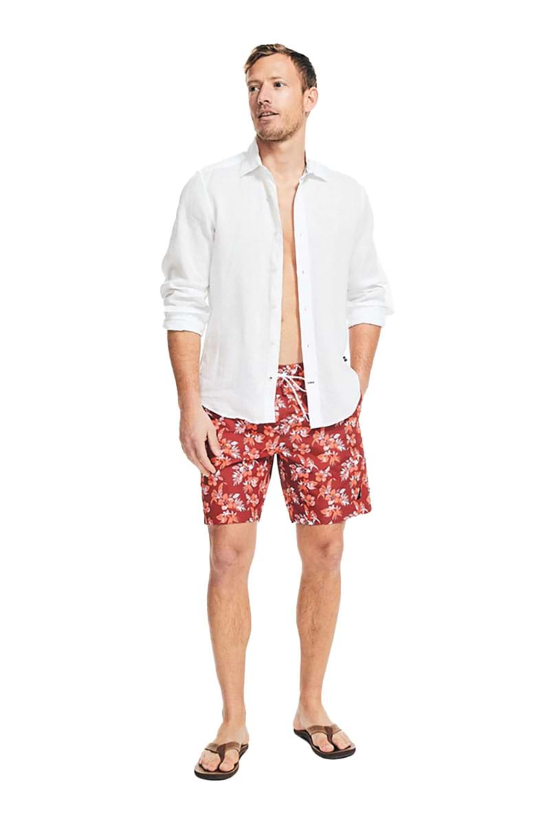בגד ים Nautica לגברים דגם  Sustainably Crafted 8