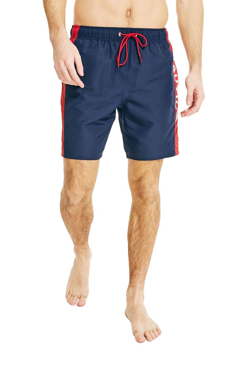 בגד ים  Nautica לגברים דגם Ustainably Crafted 8