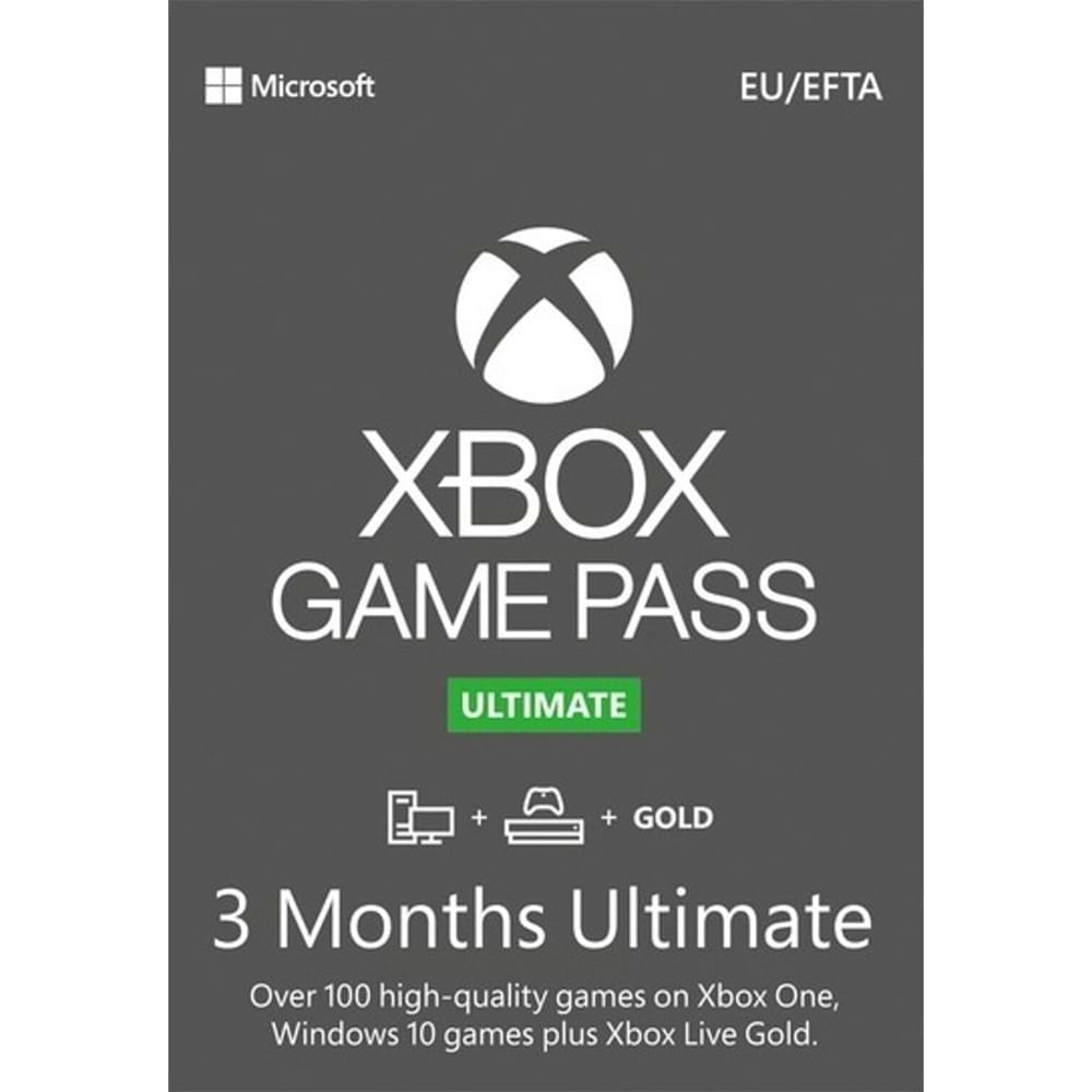 מנוי דיגיטלי שלושה חודשים Xbox Game Pass Ultimate