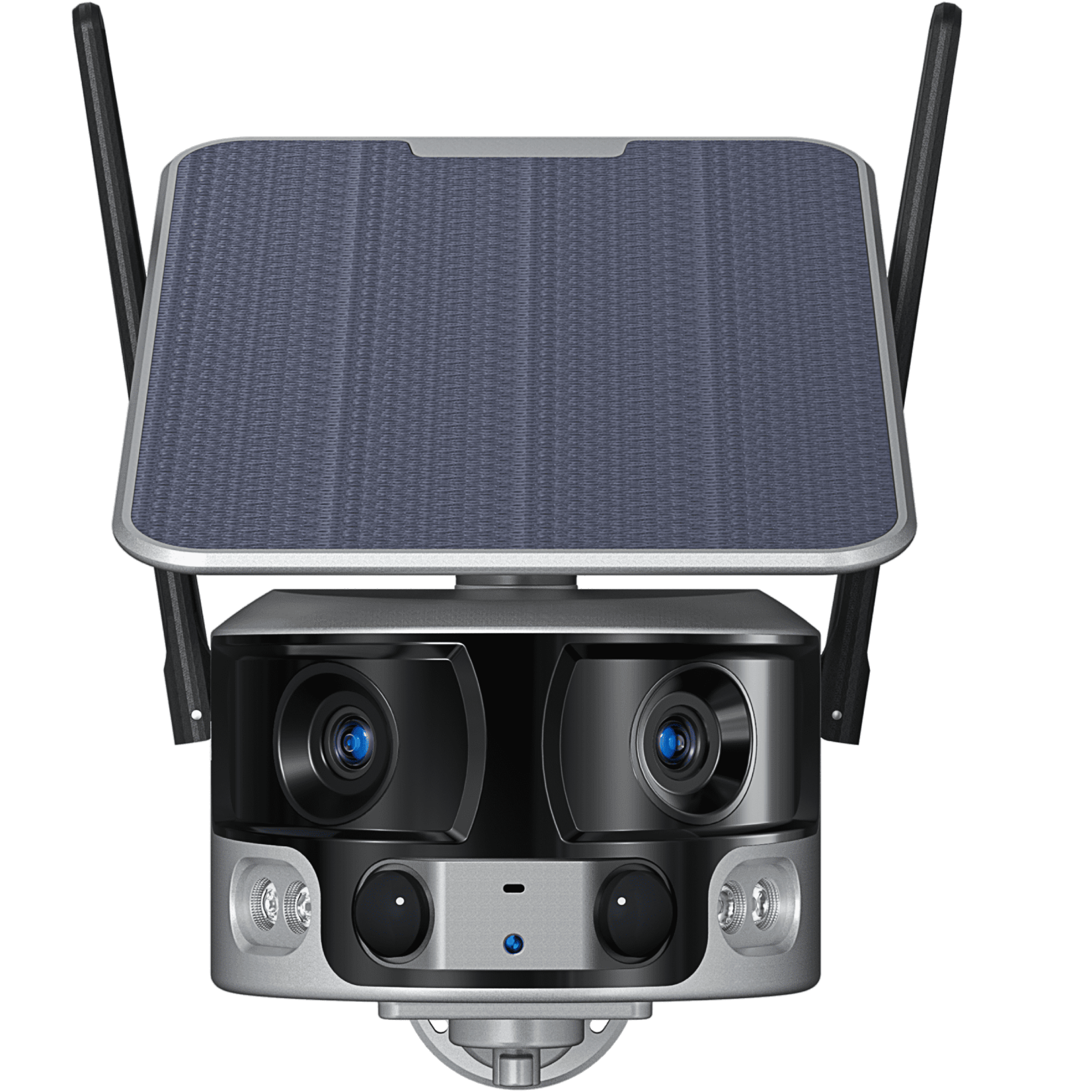 מצלמת אבטחה סולארית  Zeero Energy Alien SC-200 Wifi IR 4K 7W 18Ah -צבע כסוף שנה אחריות ע