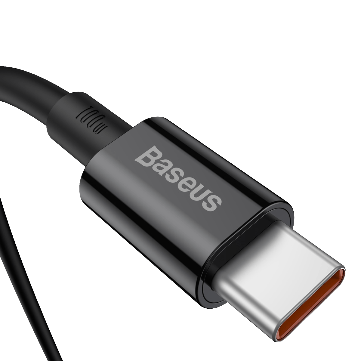 כבל טעינה וסנכרון Baseus Superior Data Fast Charging 100W Type-C to Type-C - באורך 1 מטר צבע שחור שנה אחריות ע
