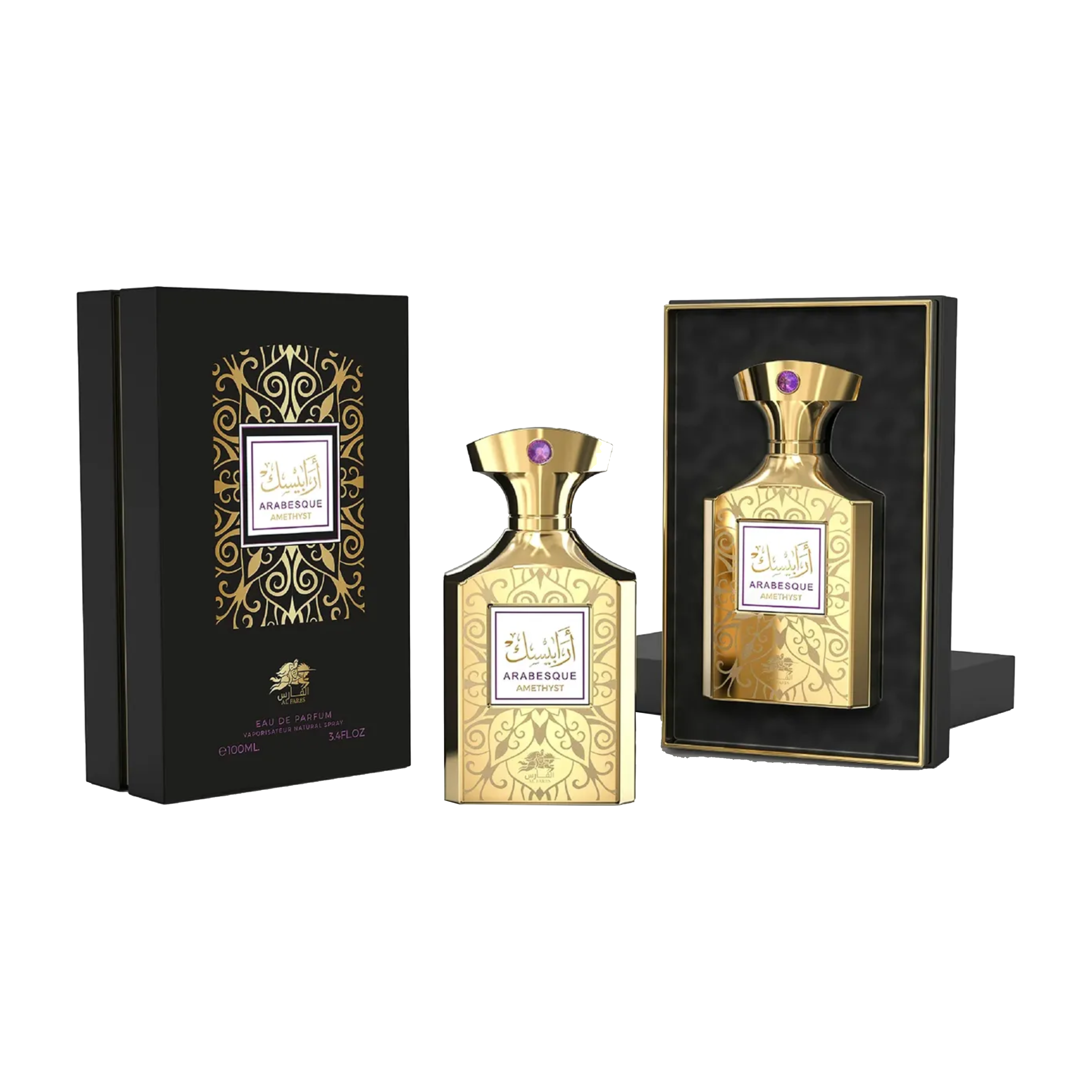 Al Fares Arabesque Amethyst E.D.P 100ml בושם יוניסקס