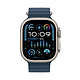 שעון חכם - Apple Watch Ultra 2 GPS + Cellular, 49mm Titanium Case with Blue Ocean Band -  שנה אחריות ע"י היבואן הרשמי