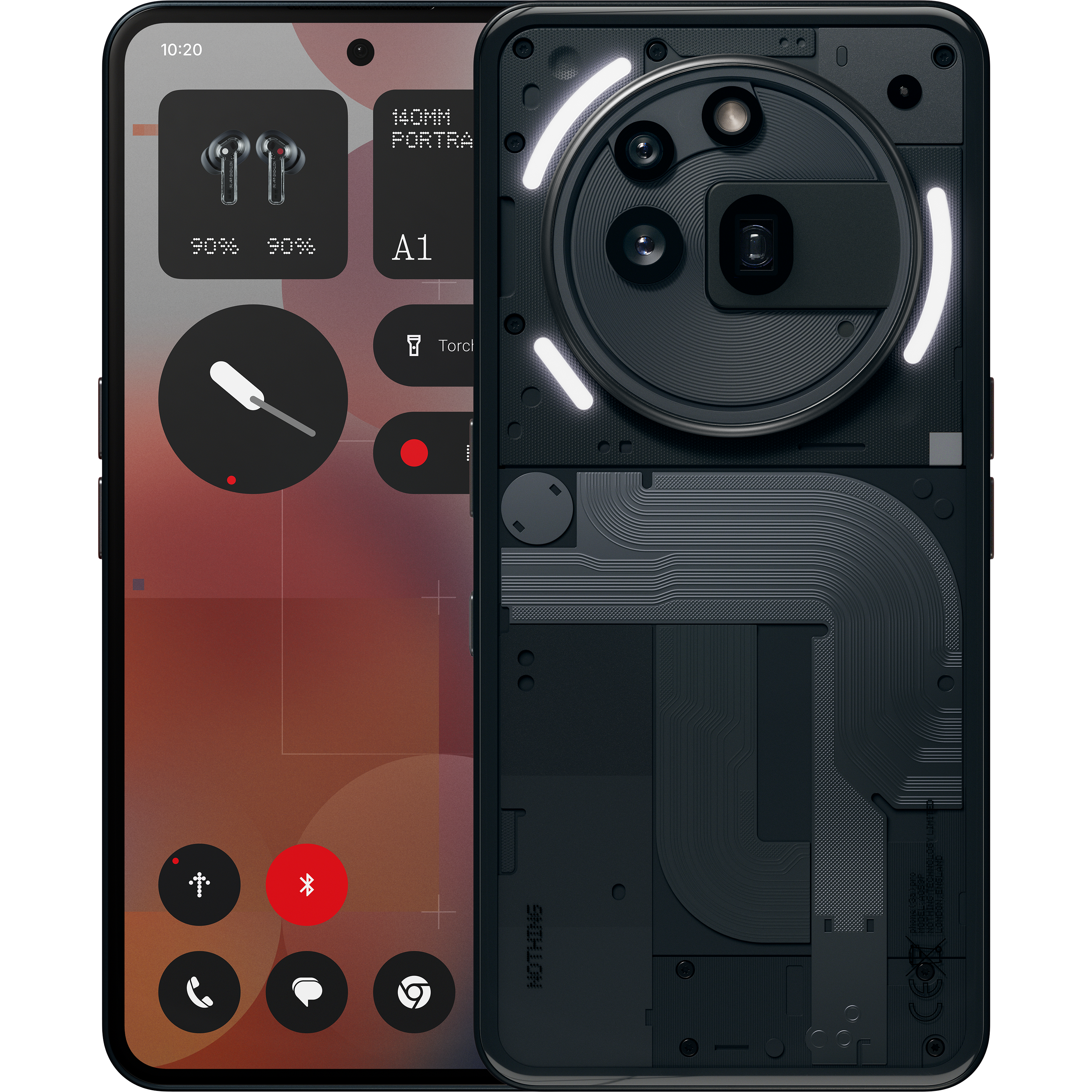 סמארטפון Nothing Phone (3a) Pro 5G 256GB 12GB RAM - צבע שחור שנה אחריות ע