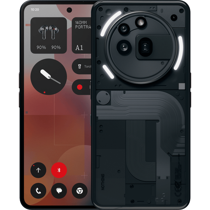 סמארטפון Nothing Phone (3a) Pro 5G 256GB 12GB RAM - צבע שחור שנה אחריות עי היבואן הרשמי