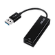 מתאם רשת Asus U3 USB to RJ45  - צבע שחור 