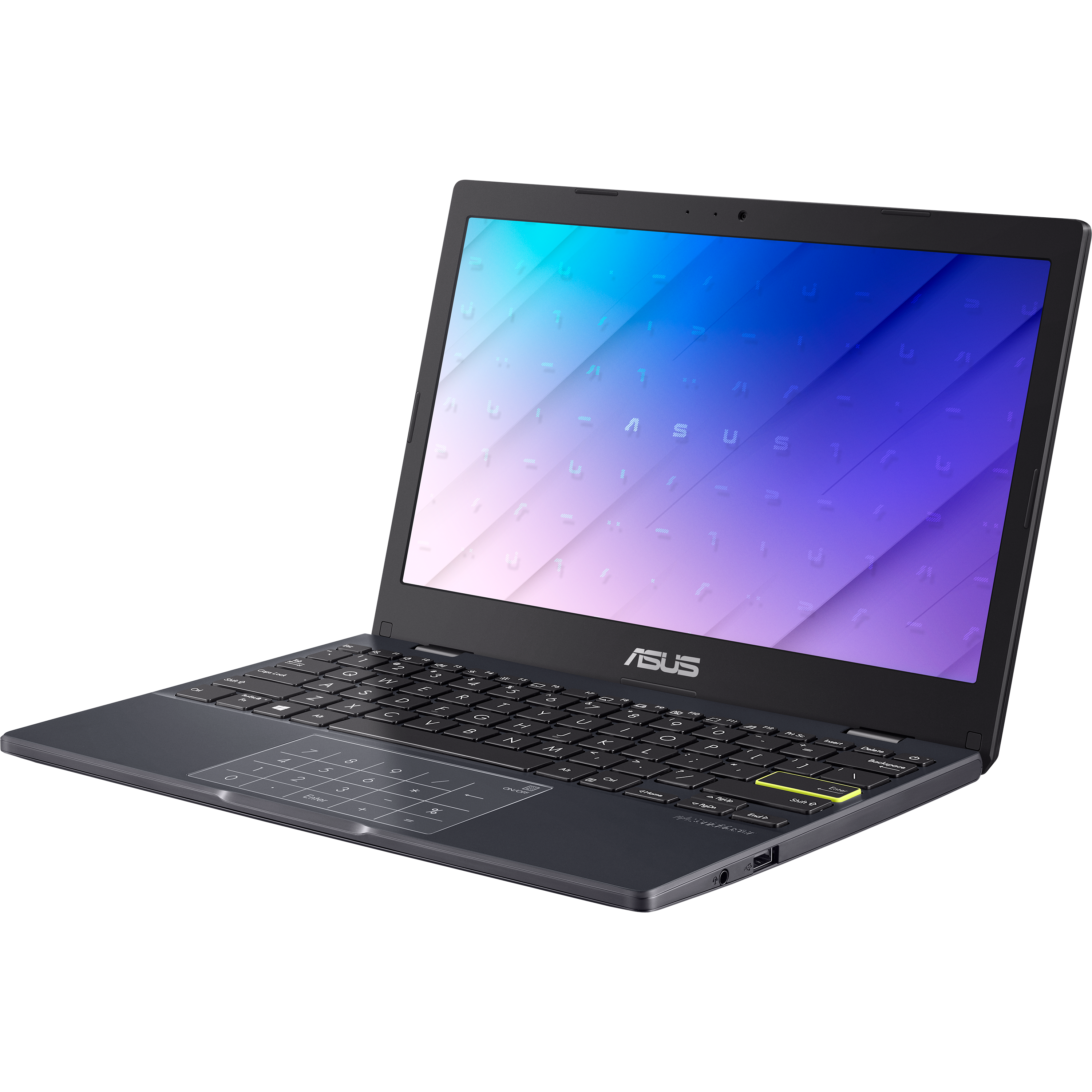 מחשב נייד Asus VivoBook Go 12 E210MA-GJ317WS - Celeron N4020 64GB 4GB RAM Windows 11s + Office 365 - צבע כחול שנה אחריות ע