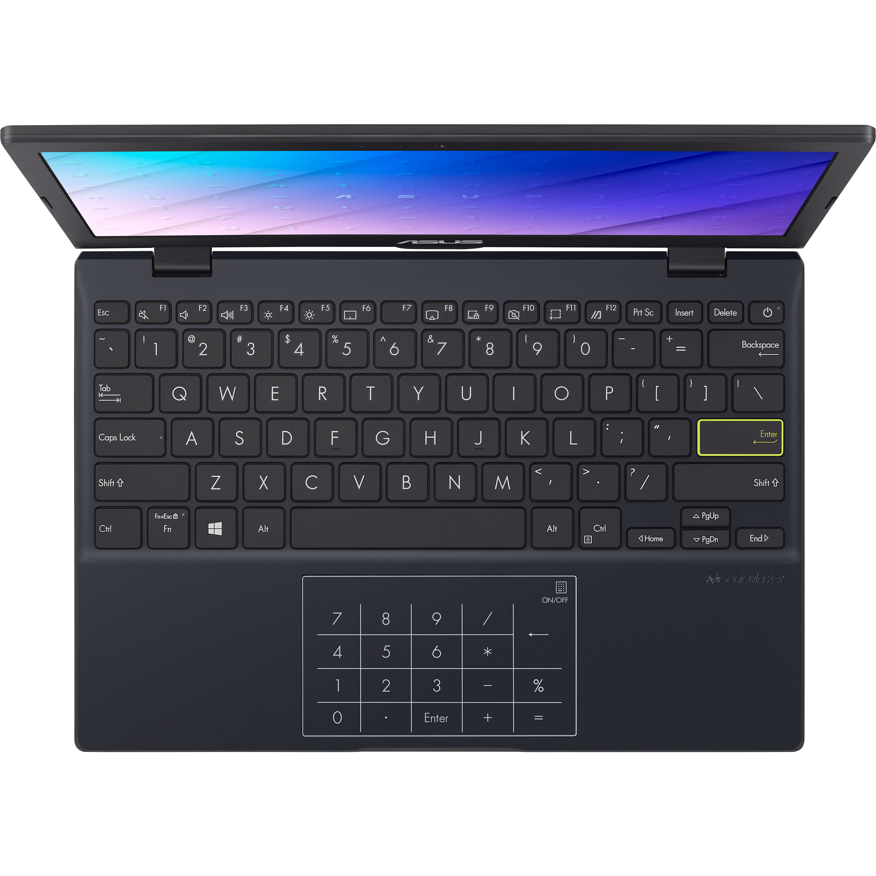 מחשב נייד Asus VivoBook Go 12 E210MA-GJ317WS - Celeron N4020 64GB 4GB RAM Windows 11s + Office 365 - צבע כחול שנה אחריות ע