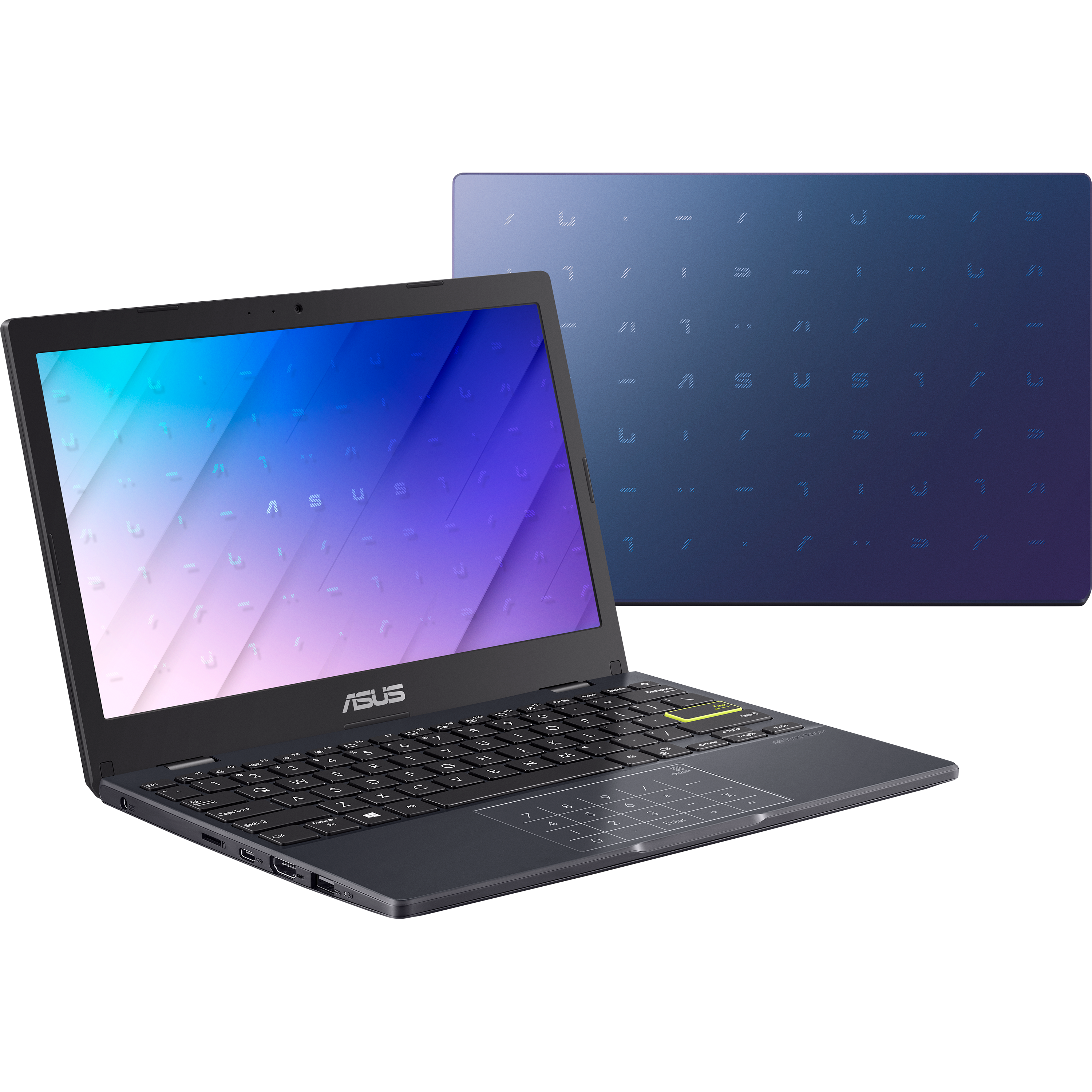 מחשב נייד Asus VivoBook Go 12 E210MA-GJ317WS - Celeron N4020 64GB 4GB RAM Windows 11s + Office 365 - צבע כחול שנה אחריות ע