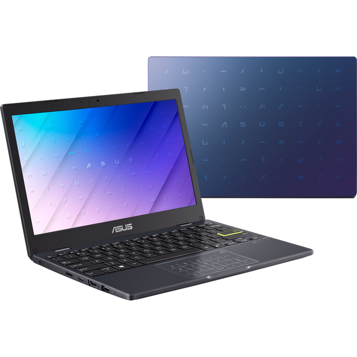 מחשב נייד Asus VivoBook Go 12 E210MA-GJ317WS - Celeron N4020 64GB 4GB RAM Windows 11s + Office 365 - צבע כחול שנה אחריות עי היבואן הרשמי