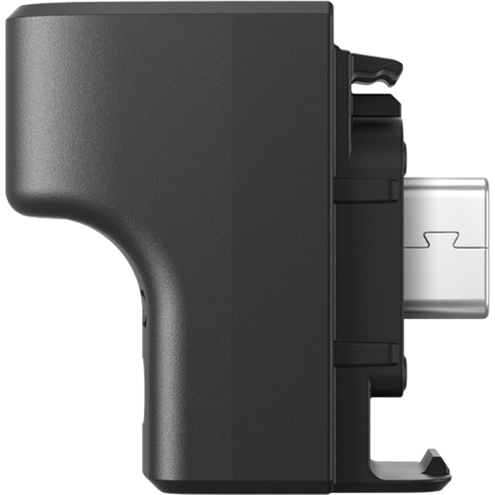 מתאם מיקרופון למצלמות Insta360 Ace/Ace Pro/Ace Pro 2 - צבע שחור