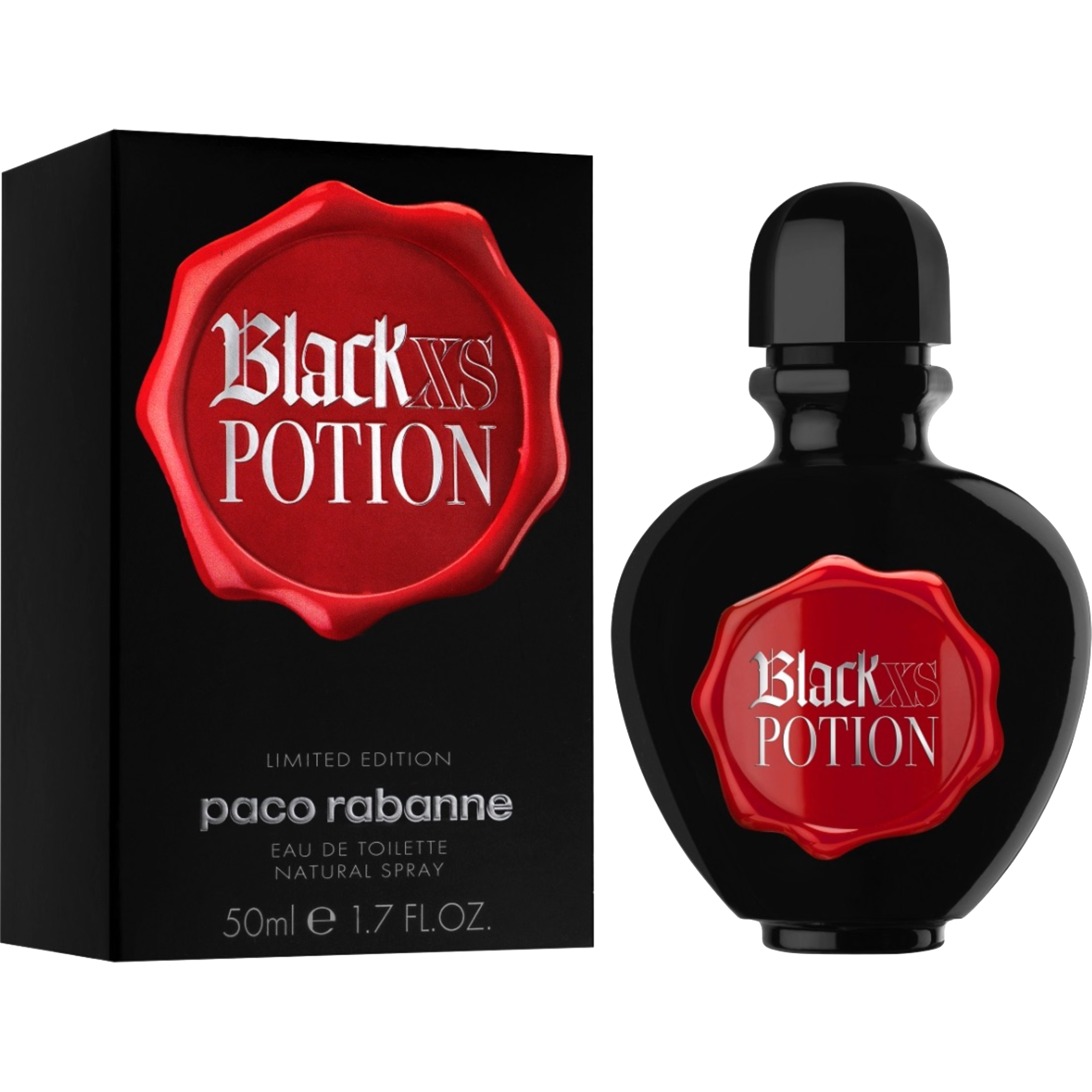 בושם לאשה פאקו ראבן Paco Rabanne Black Xs Potion Limited Edition E.D.T 50ml