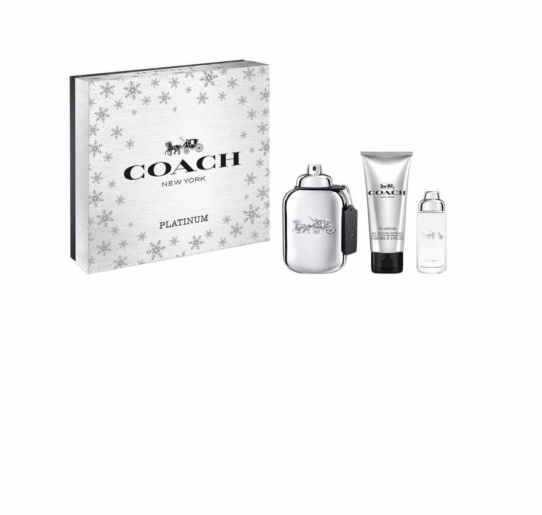 סט קואץ פלטינום Coach Platinum Eau De Parfum 100ML + 15ML + 100ML – Set