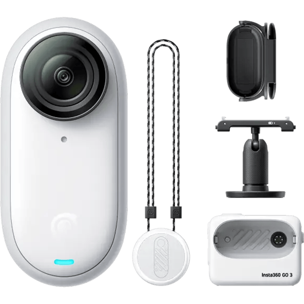 מצלמת אקסטרים Insta360 GO 3 64GB IPX8 - צבע לבן שנה אחריות ע