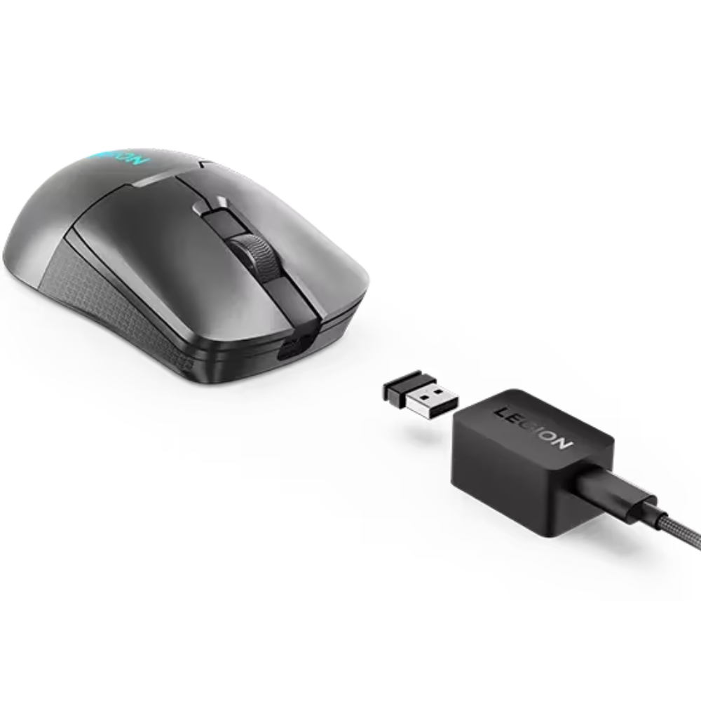 עכבר גיימינג אלחוטי Lenovo Legion M600s Qi - צבע אפור שנה אחריות ע