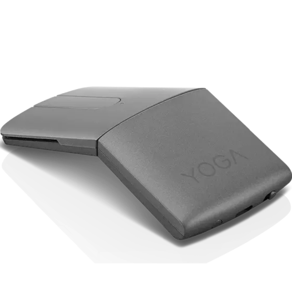עכבר אלחוטי Lenovo Yoga - צבע אפור מתכתי שנה אחריות ע